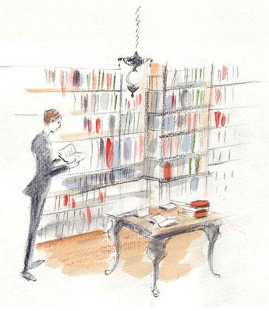25.6.12 Work in progress… Peter Harrington’s bookshop in Chelsea