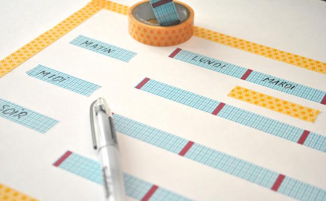 Planning minute avec la Creabox