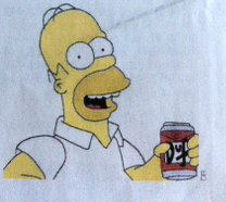geek - simpson finie duff sur simpsons simpson biere