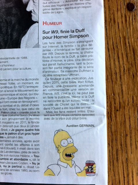 Simpson plus Duff sur