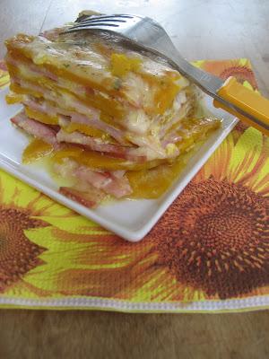 Courge hubbard gratinée façon dauphinoise