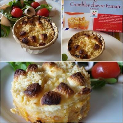 Pastilla au poulet & crumble tomate/chèvre par Toupargel