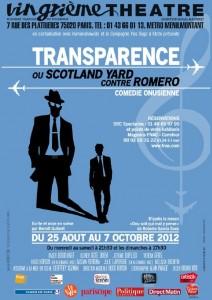 Théâtre : « Transparence ou Scotland Yard contre Romero »