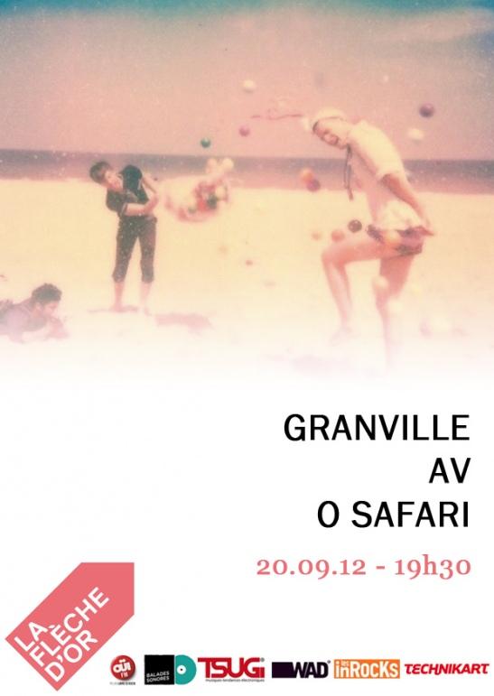 Granville + AV + O Safari à La Flèche d’Or le 20 septembre