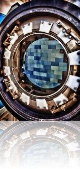 La Dark Energy Camera dispose de 62 capteurs CCD, qui enregistrent un total de 570 millions de pixels par cliché. Crédit: Fermilab.