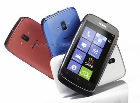 Nokia Lumia 610 sous Windows Phone compatible NFC