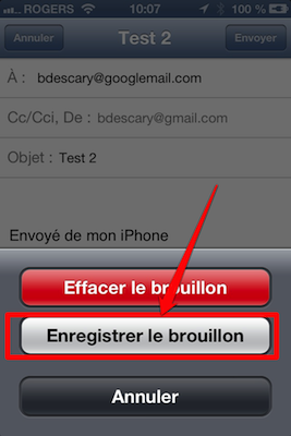 ios6 iphone mail iPad   iPhone iOS 6 : Comment accéder rapidement aux brouillons [Mail]
