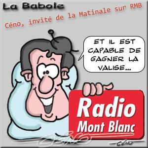 Céno Dessinateur - La Babole : invité de la Matinale sur Radio Mont Blanc