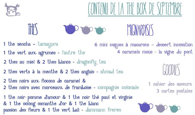 ♥ La thé box de la rentrée