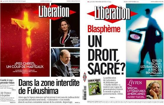 Libération : Christianisme et Islam, deux poids, deux mesures