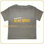 Tee-shirt manches courtes 'Beau gosse'
