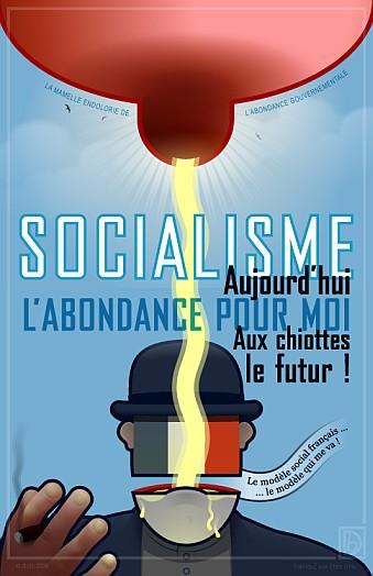 Le bon goût français s'exporte, ou le modèle social français en version graphique...