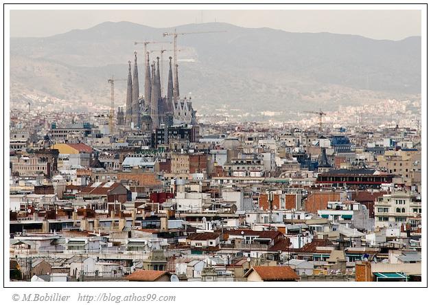 Les toits de Barcelone