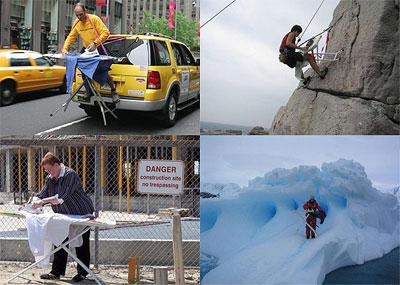 Extreme Ironing : le repassage extrême - Paperblog