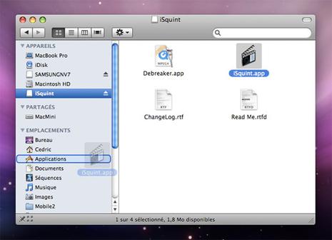 Regarder des séries sur iPod/iPhone (Mac OS X)