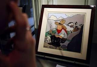 Une gouache d'Hergé vendue 764 200 euros
