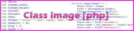 Une classe PHP pour manipuler vos images : resize, crop, rename, save