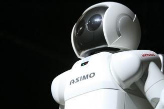 Le robot ASIMO de Honda, le 5 mai 2007.