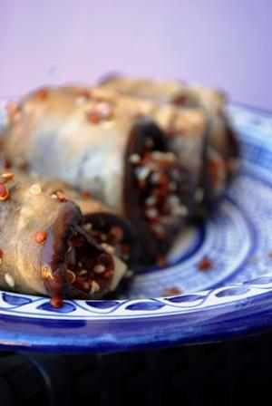 maki aubergine quinoa