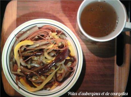 pâtes d'aubergines