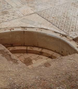 Cette mosaïque est la plus grande de l'époque, découverte dans la région (Crédit photo : Université du Nebraska-Lincoln)