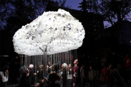 CLOUD, le nuage électrique de Caitlind R.C. Brown, en Alberta, Canada - Installation