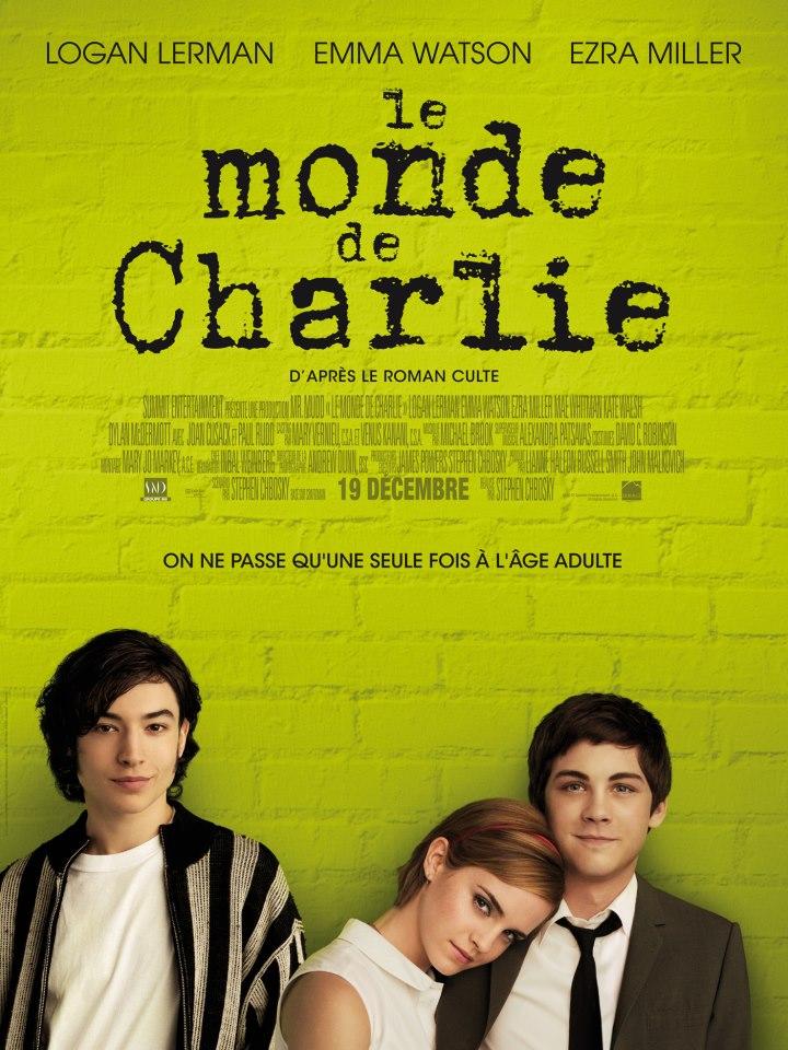 The Perks Of of Being a Wallflower devient Le Monde de Charlie.