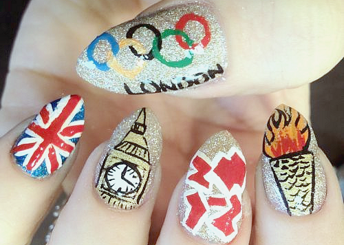 Des ongles aux couleurs des Jeux Olympiques !