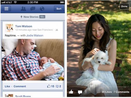 Facebook iOS supporte iOS 6 et l’iPhone 5