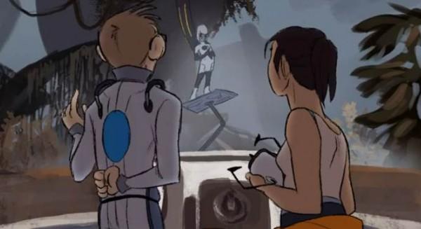 Il réinvente une scène culte de Portal 2