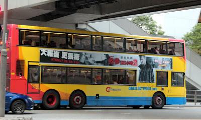 Hong Kong : Taken 2 s'affiche sur les bus