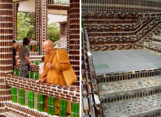 Le Temple en Bouteilles de Bière – Thaïlande