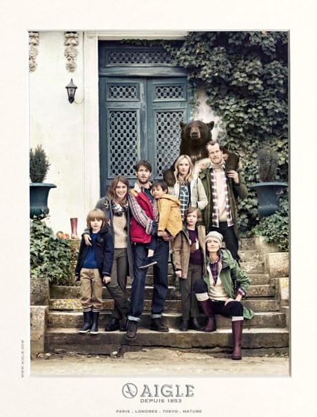 Nouvelle campagne publicite Aigle Un ours dans la famille… La dernière campagne de publicité de la marque Aigle