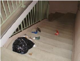 poubelle,faire tomber,recyclage,le shaker de cyril,tôt le matin