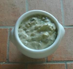mayonnaise aux câpres cornichons et olives noires