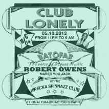 Concours : Club Lonely with Robert Owens le 5 octobre au Batofar