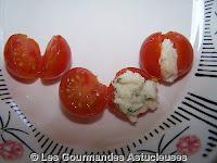 Tomates cerises farcies pour l'apéro