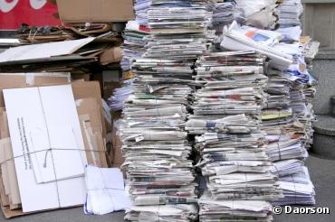 Les collectivités financièrement incitées à recycler davantage le papier