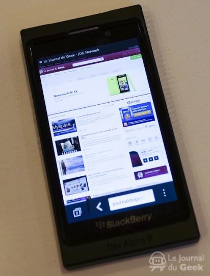 BlackBerry Dev Alpha B et nouvelle MAJ de BlackBerry 10