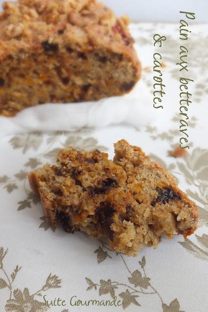 Pain aux betteraves & carottes