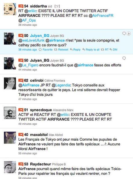 Cata sur les réseaux sociaux - Le cas d'Air France