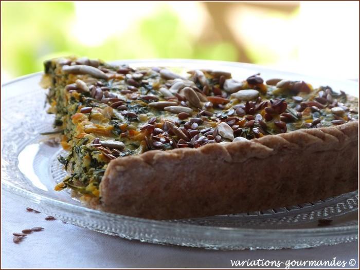 Tarte salée complètement 