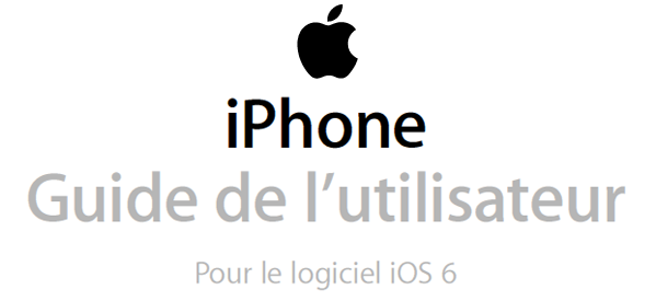 iPhone 5 et iOS 6, le guide de l’utilisateur est disponible