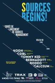 Invitation soirée « SOURCES BEGINS! »