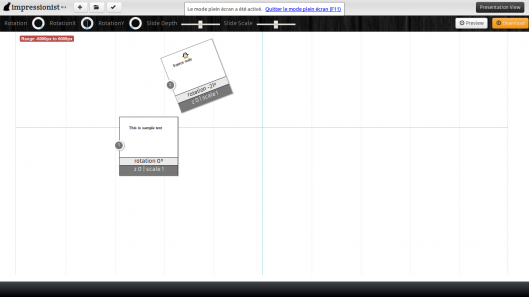 The Impressionist, une interface graphique pour Impress.js
