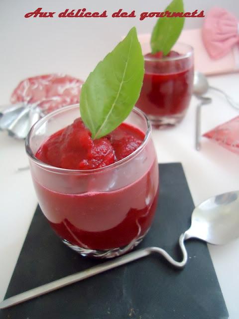 VELOUTÉ FROID BETTERAVE ET CONCOMBRE