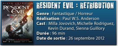[AVIS CINÉ] Resident Evil : Retribution