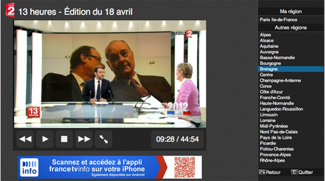 Application France TV JT