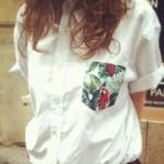 Le look arty en customisant sa poche, facile !