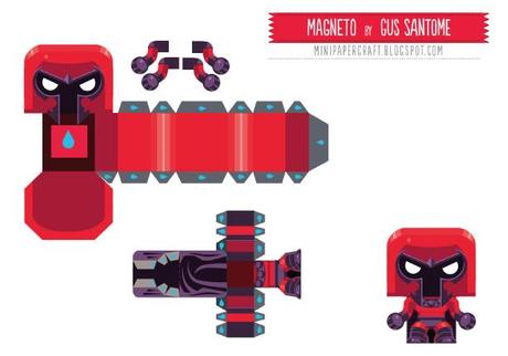 Mini Magneto papertoy